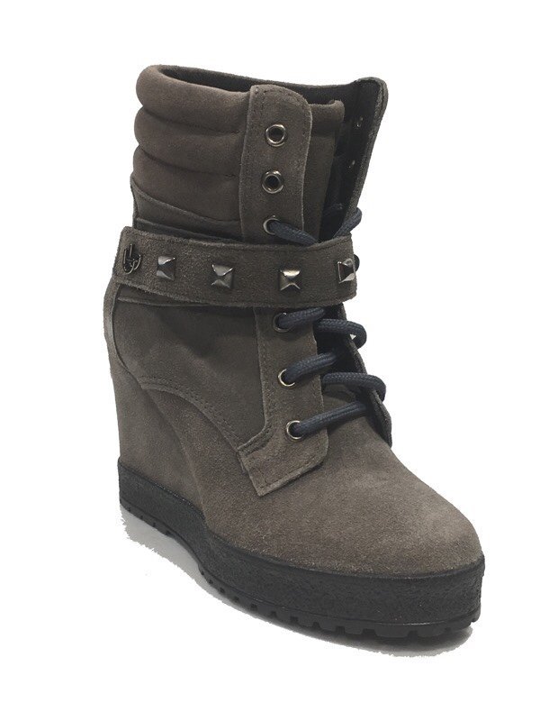 Anfibio Zeppa Camoscio Grigio 637603 Byblos