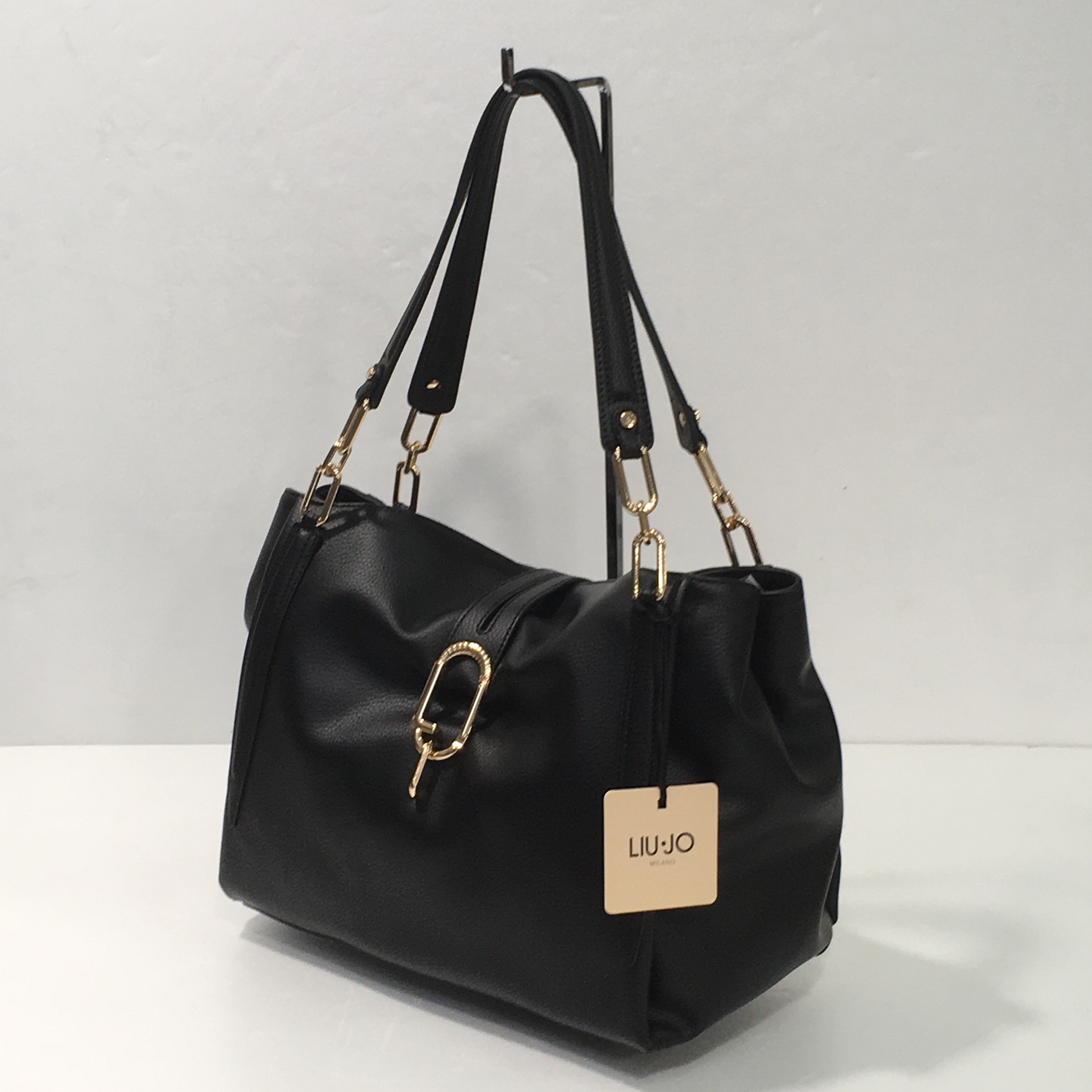 LIU JO Borsa Doppia Tracolla AA0128 E0027 Nero