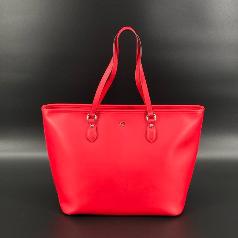 Borse Donna, Shopping bag con zip Red