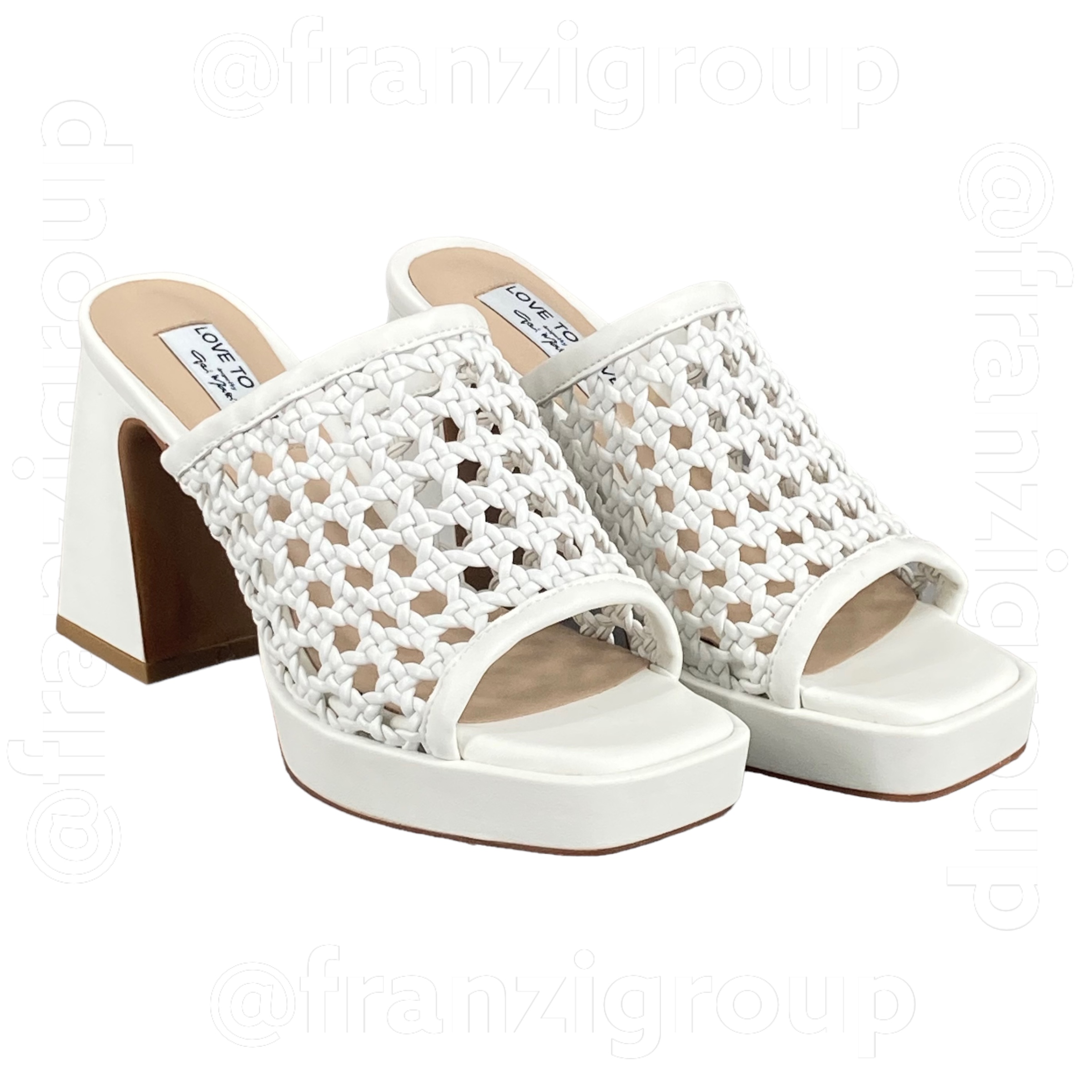 Sabot Intrecciato Frau – Colore Azzurro, Tomaia In Pelle, Suola Flessibile, Made In Italy, Taglia 35